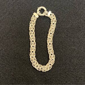 Sterling silver 925 lirm bracelet byzantine EXCELLENT CONDITION! Beautiful piece